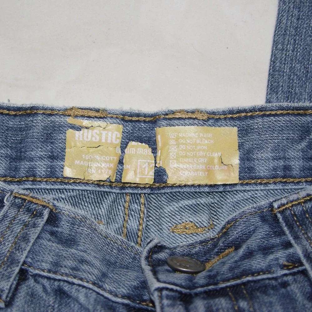Rustic Denim Jeans Boys Size 14 Light Wash Straight Leg Casual‎ Cotton